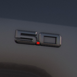 5.0 nalepka desna stran, črna